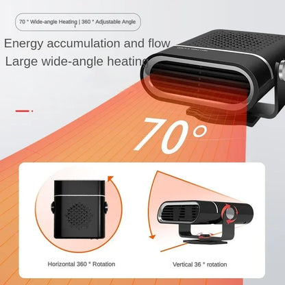 HeatGo RapidWarm Car Heater Fan – Stop Frost, Start Driving